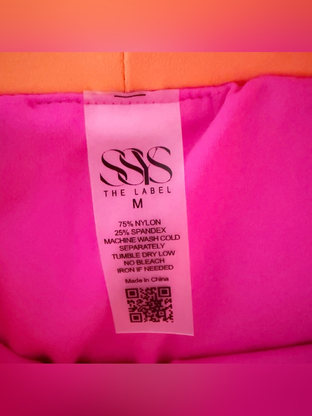 SSYS Pleated Pink w/ Lime Orange Band Tennis Pickleball Skort Size Medium - Picture 6 of 7